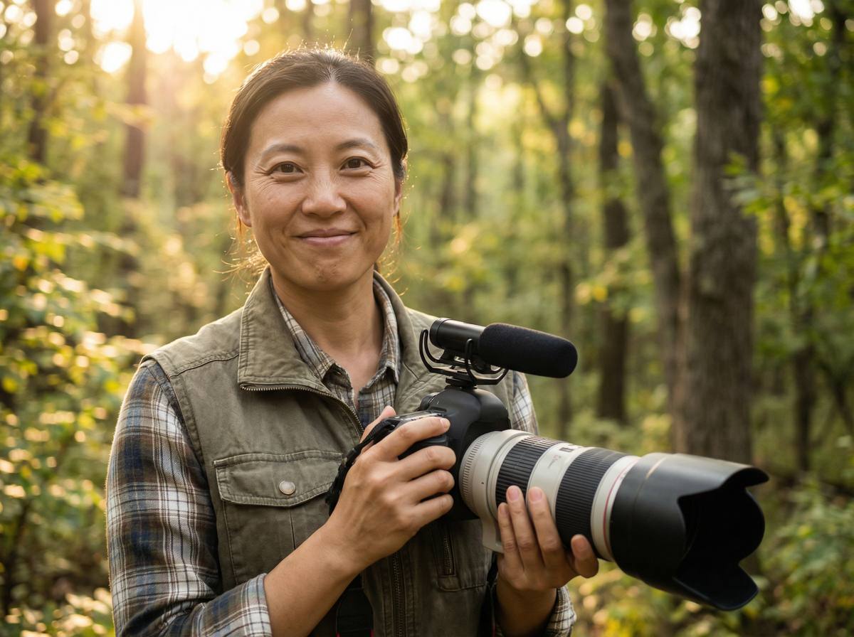 母狗首席摄影师张晓雯 - 野生动物微距摄影专家